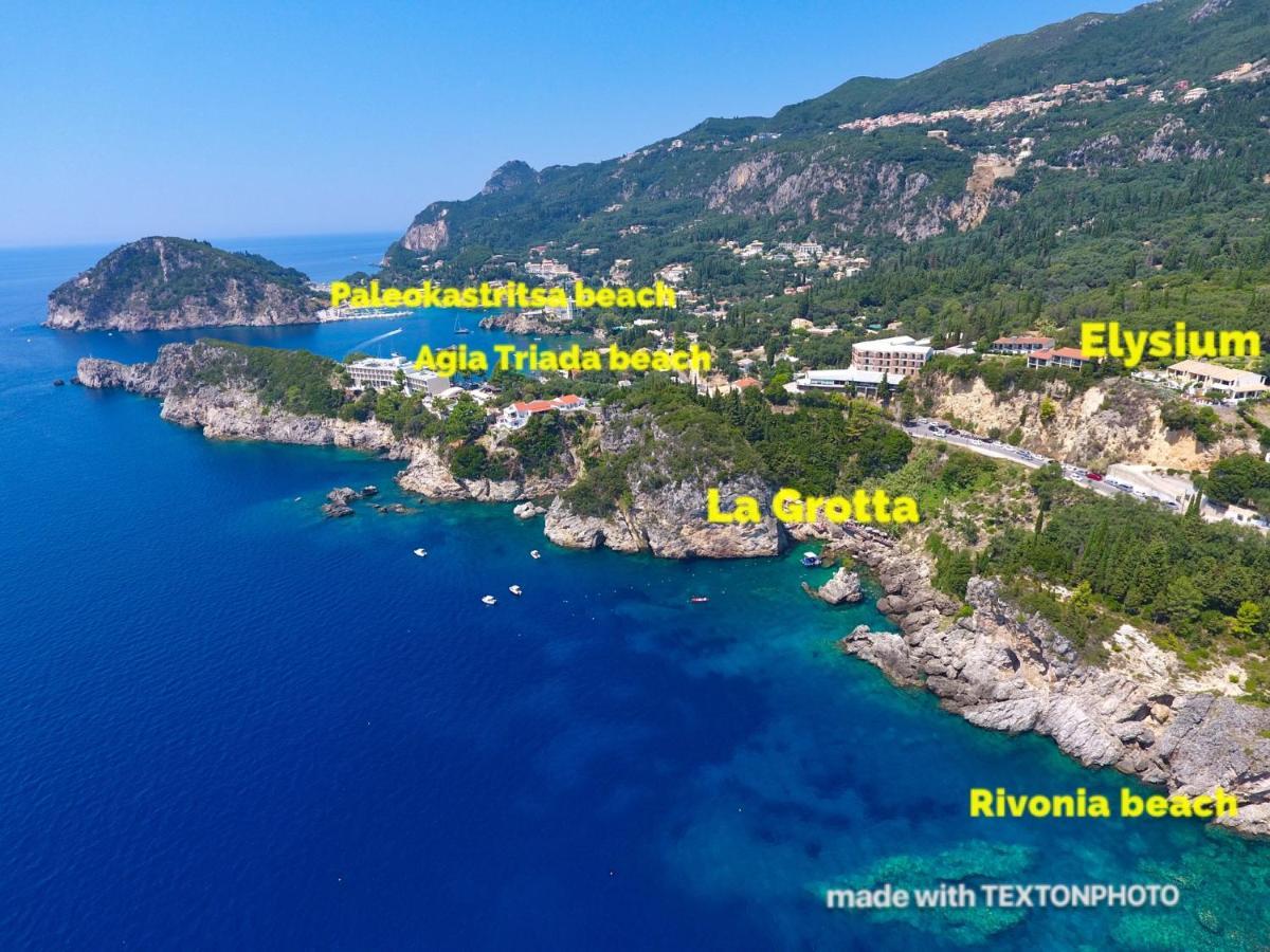 Elysium Apartments Corfu باليوكاستريتسا المظهر الخارجي الصورة